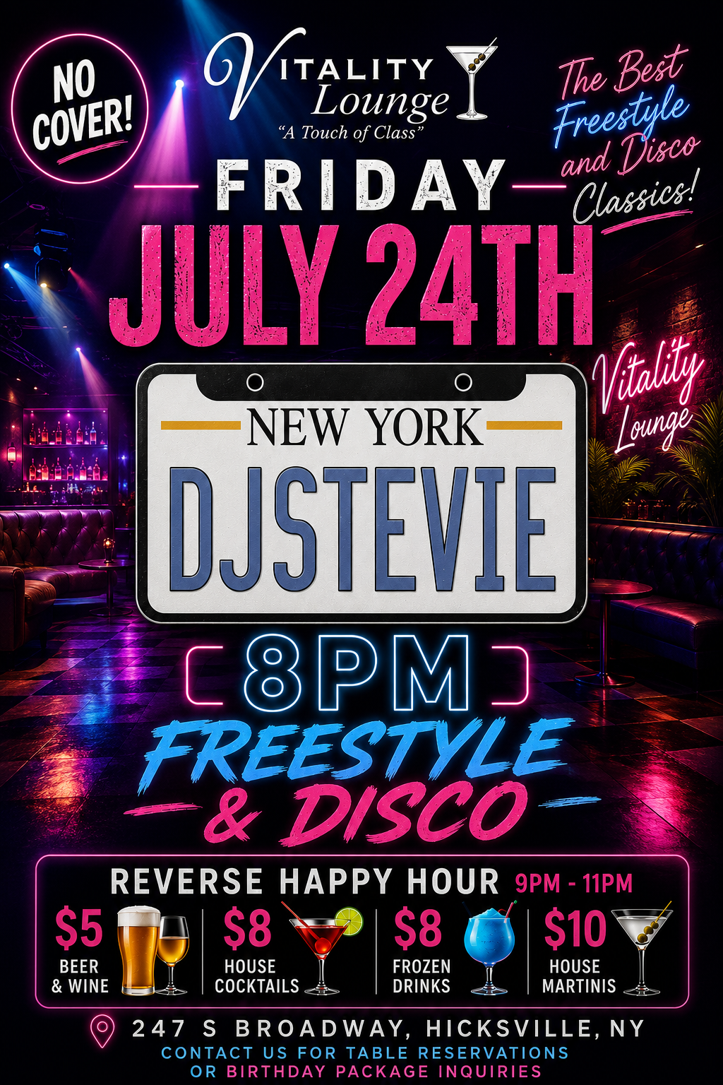 DJ Stevie Freestyle & Disco Night