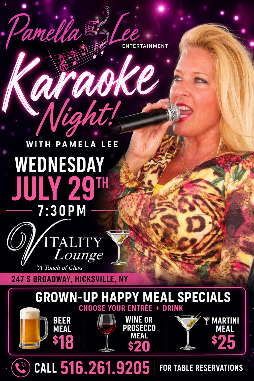 Pamela Lee Karaoke Night