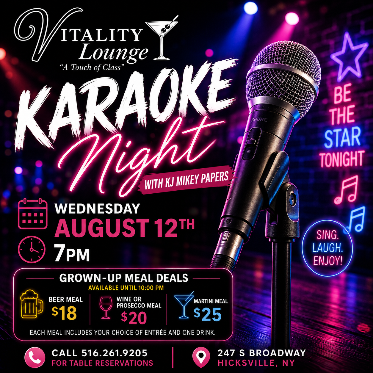 Karaoke Night with KJ Mikey Papers