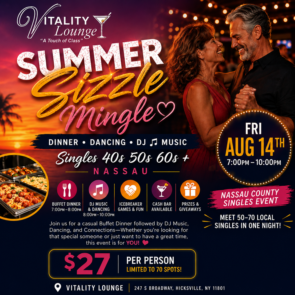 Summer Sizzle Singles Mingle