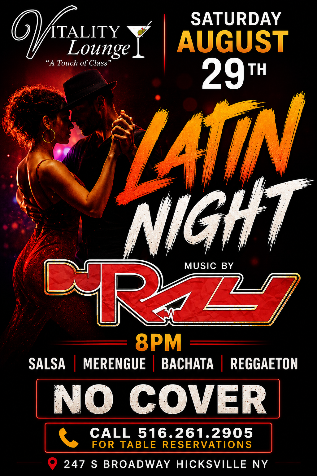 Latin Night at Vitality Lounge