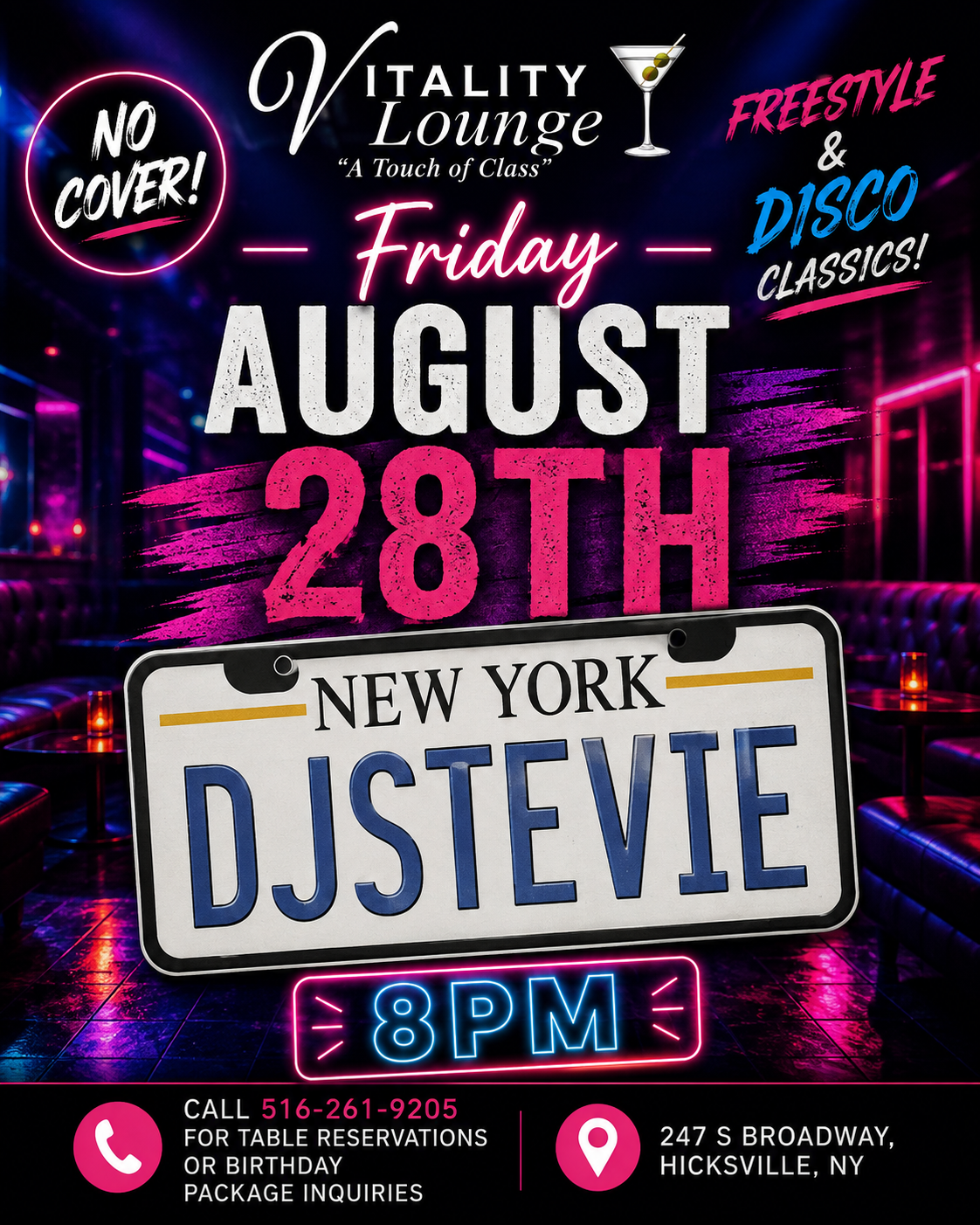 DJ Stevie Freestyle & Disco Night