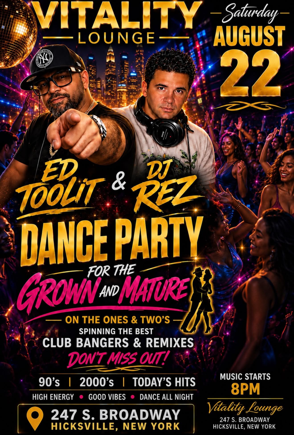 Saturday Night with DJ Ed TooLit &amp; DJ Rez