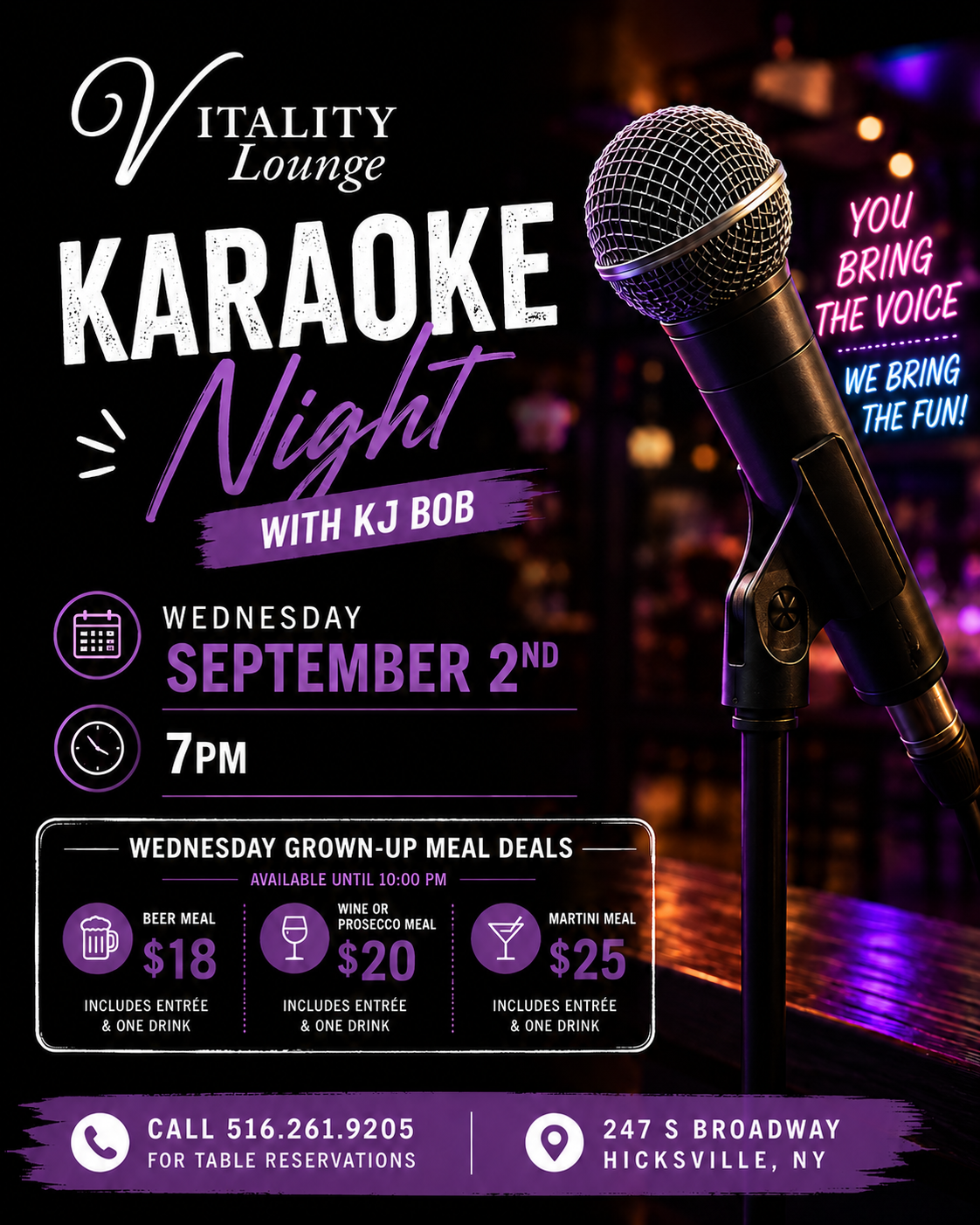 Karaoke Night with KJ Bob