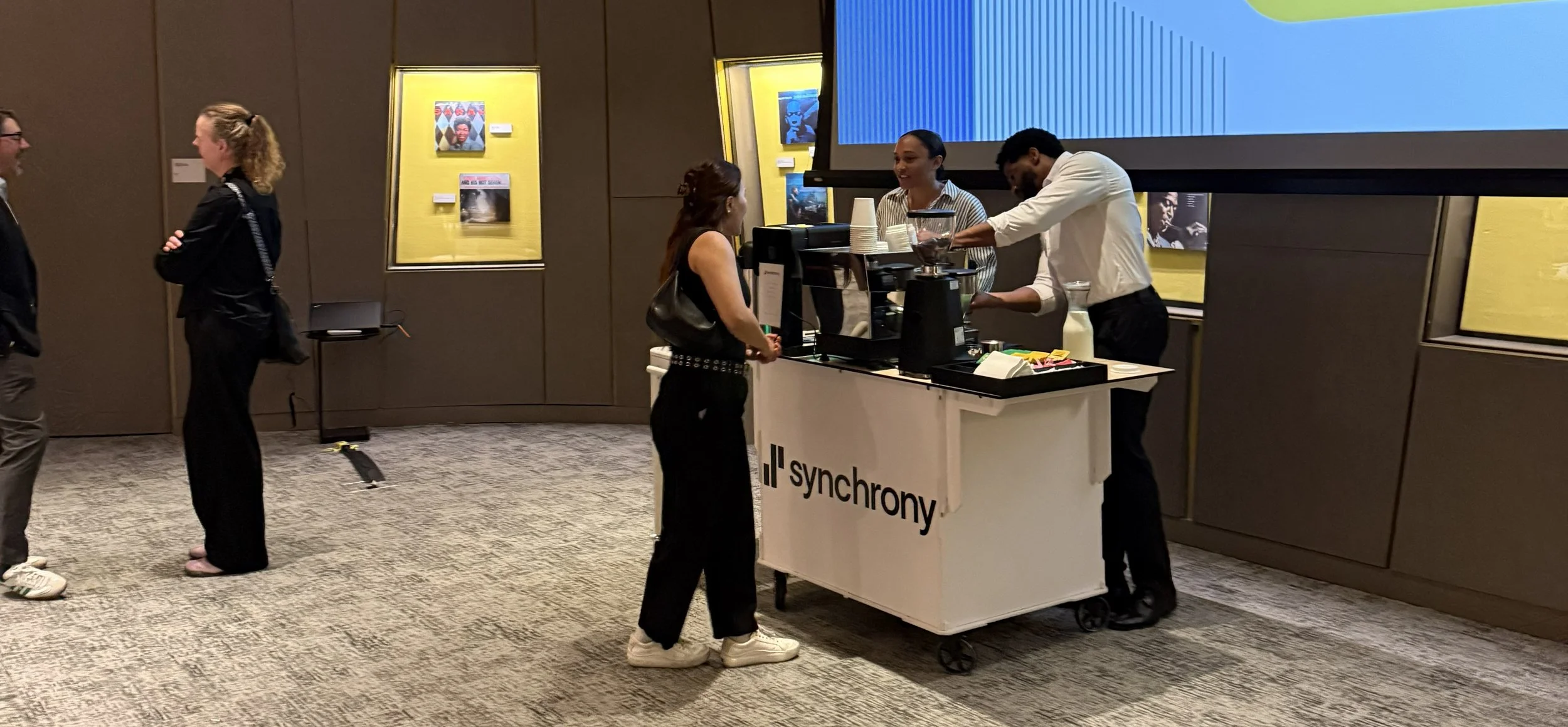 Corporate coffee catering experience for Synchrony employees in Atlanta