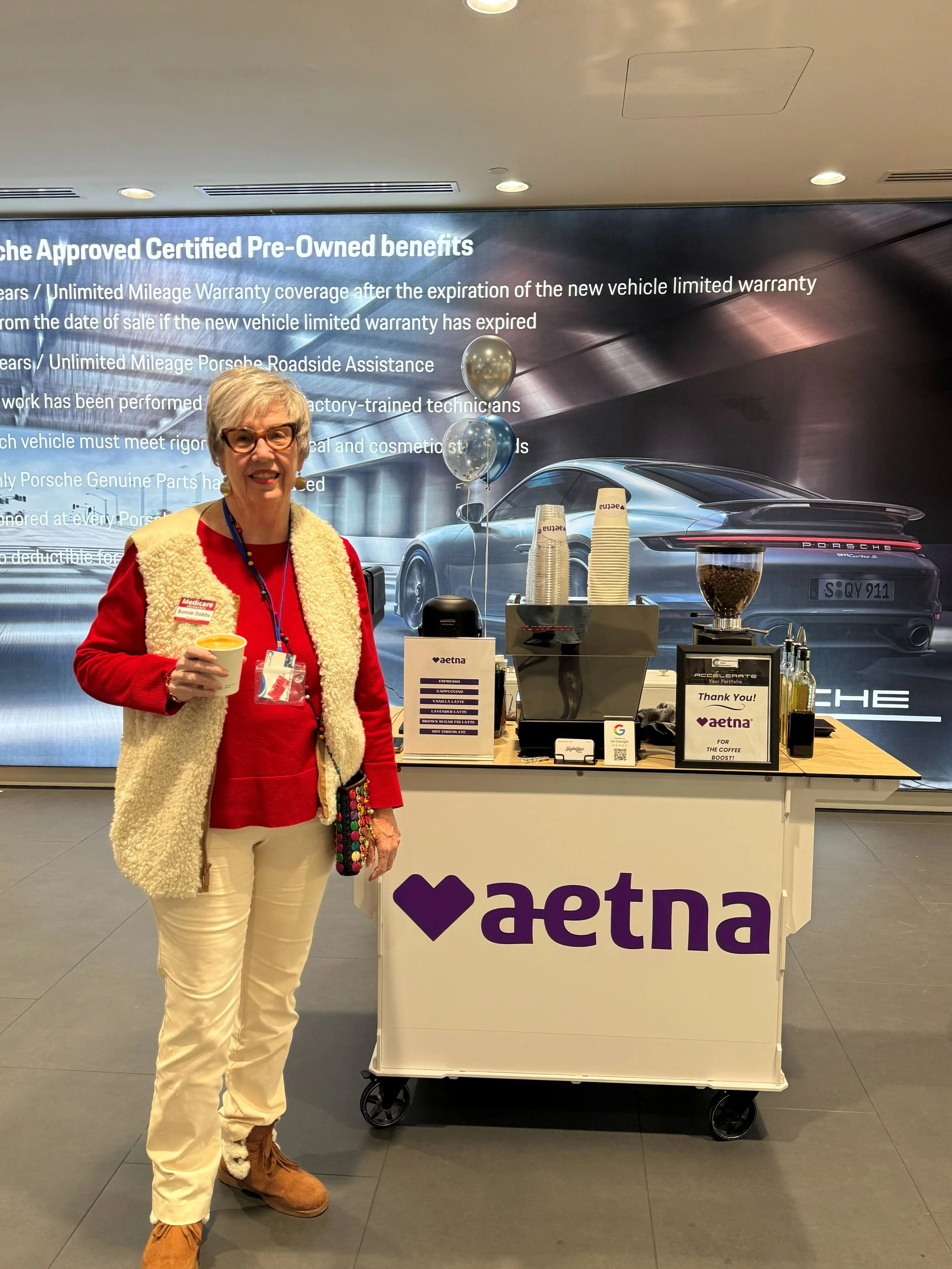 Coffee catering creating connections at an insurance industry event in Atlanta