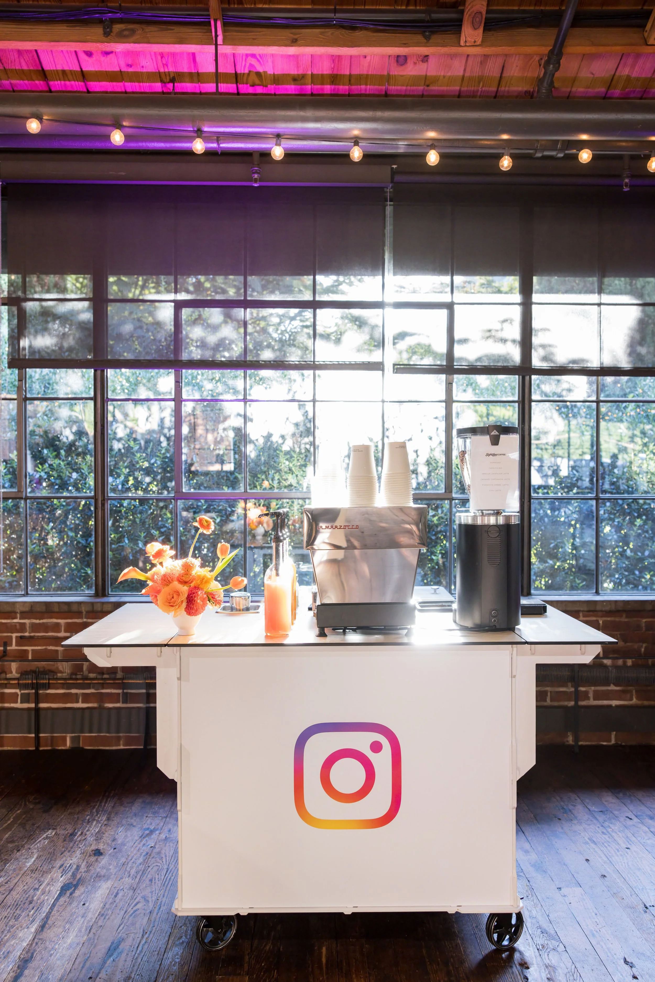 Sightline Coffee providing mobile espresso catering for an Atlanta brand activation