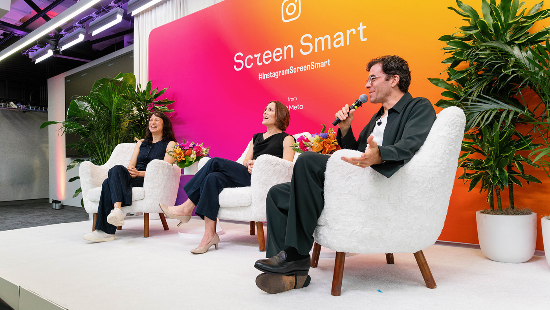 Panel discussion at Meta's Instagram Screen Smart Event