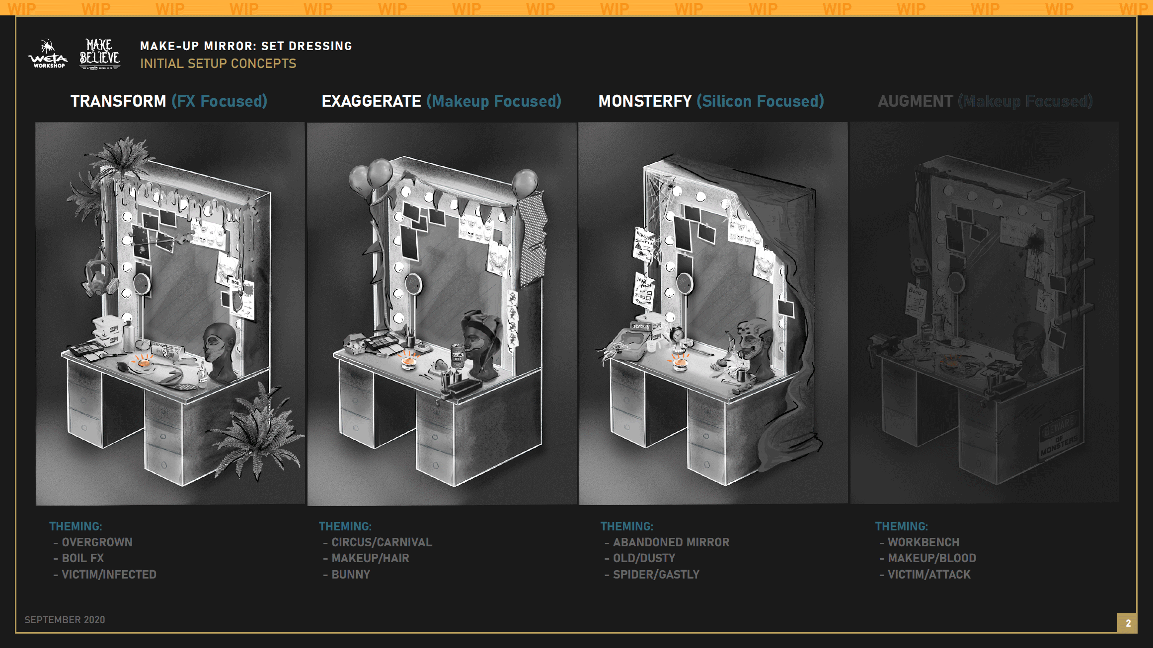 Concept art, UX Design