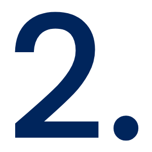 Large blue number 2.