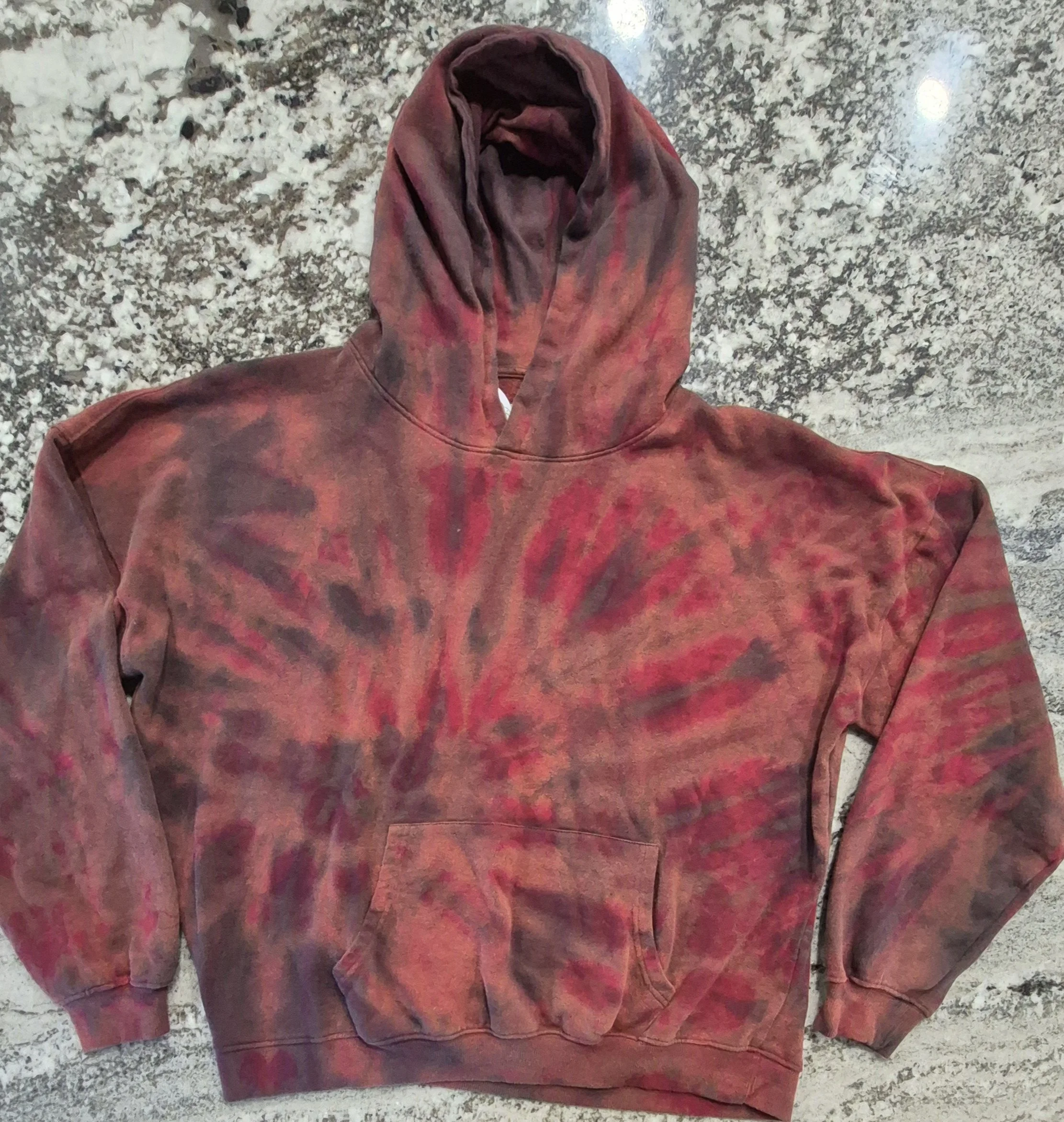 1 of 1 TIDE DYE HOODIE OVERSIZED xLARGE