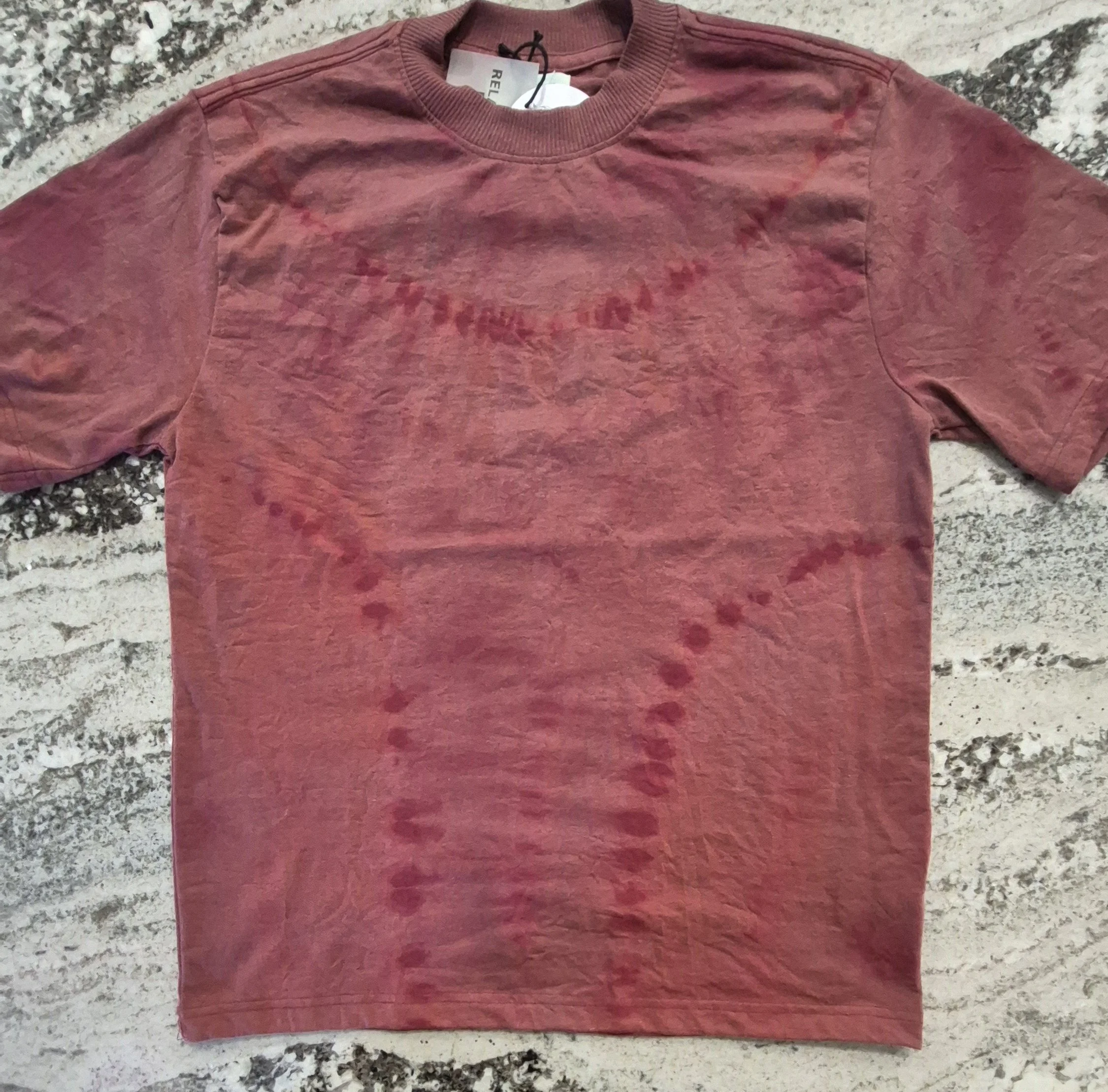 1 OF 1 TIDE DYE HEAVY T-SHIRT MED.