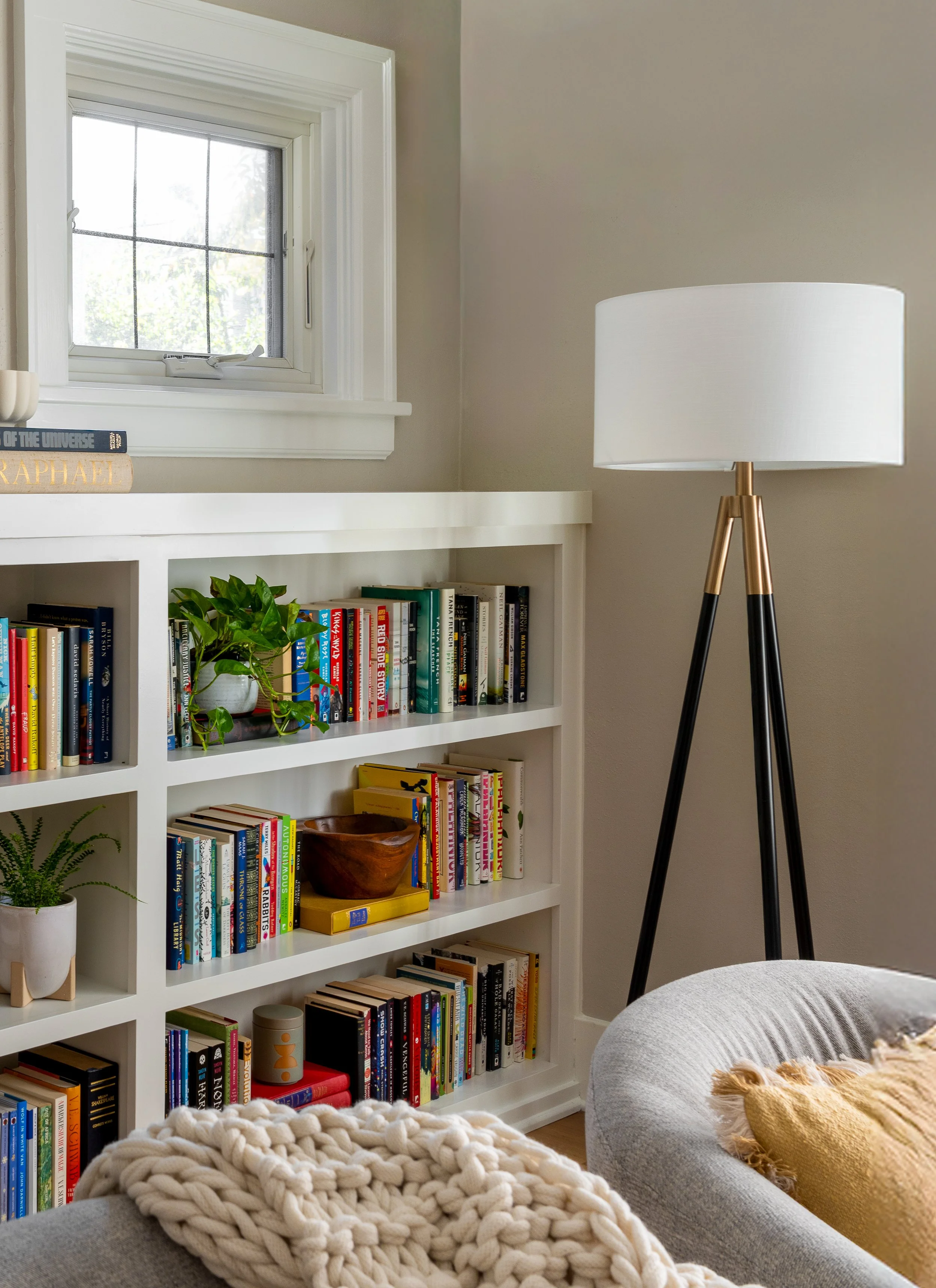 Greenlake | Seattle | Living Room Remodel | Built-in Bookcase