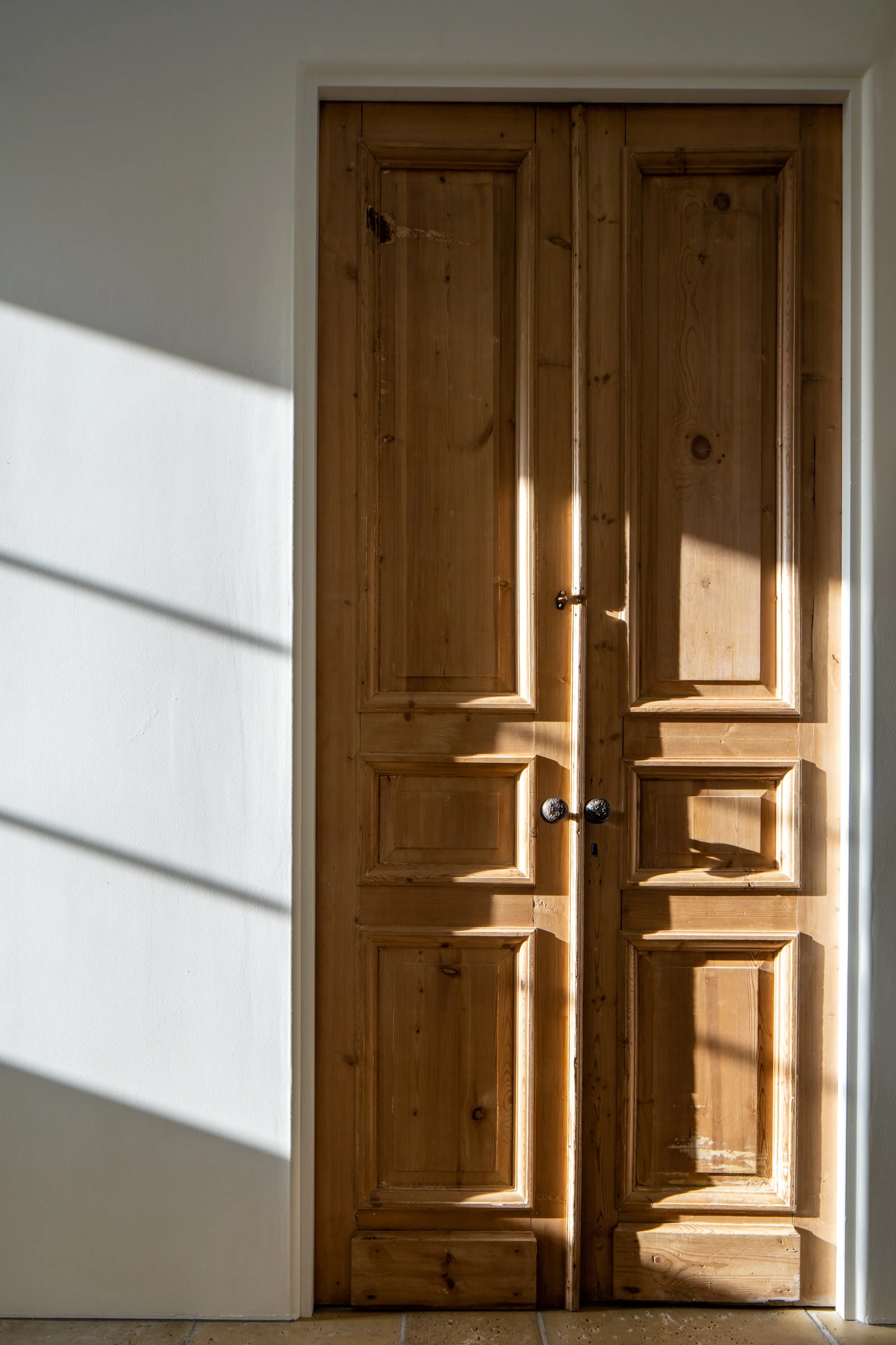 Texas Hill Country | New Construction | Antique Doors in Sunlight