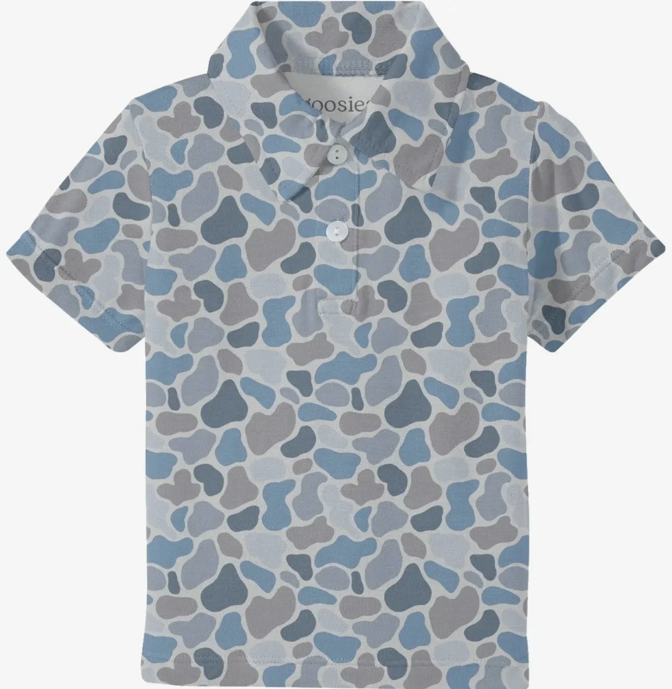 Goosies Blue Camo Polo
