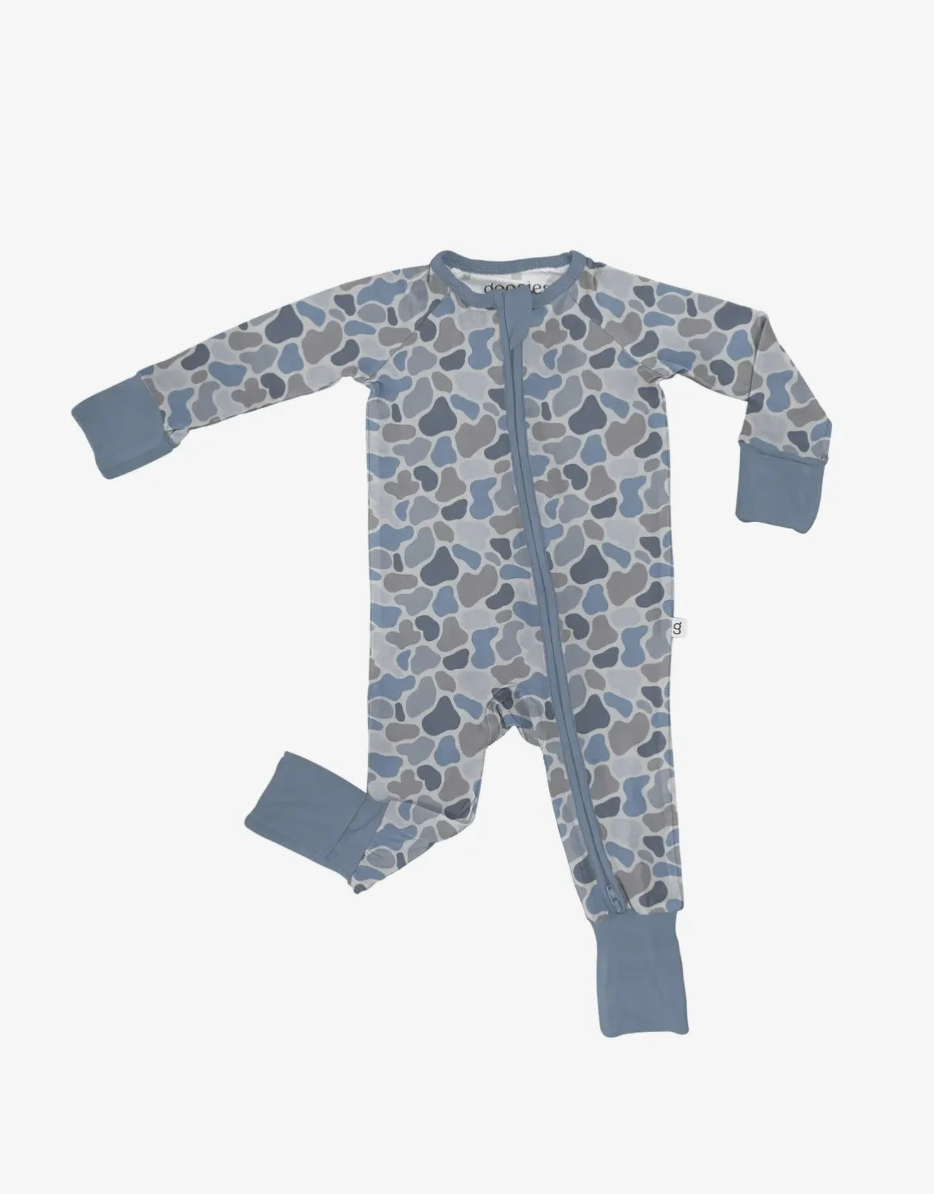 Goosies Blue Camo zip pjs