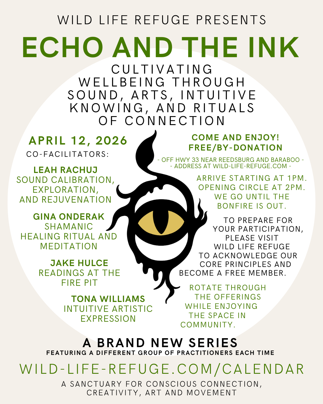 Echo and the Ink digital flyer