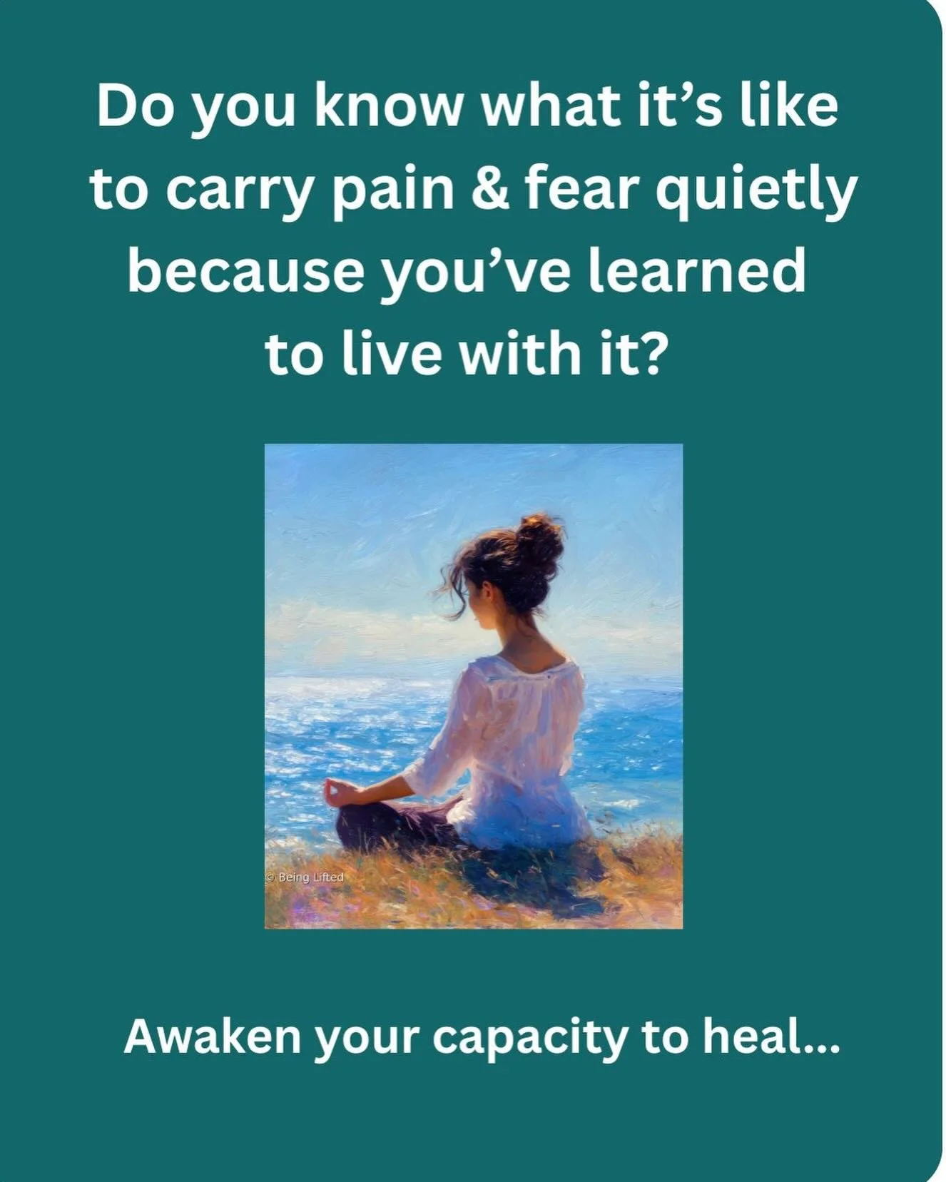 Every pain, limitation, or physical dysfunction is a message waiting to be heard&hellip; 

Your body is showing you the physical toll that stress, unprocessed emotions, and old traumas are taking. The longer these patterns live in your body, the loud
