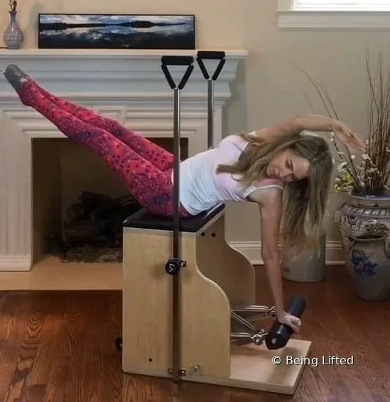 Julie Cheifetz Pilates Chair Teaser variation