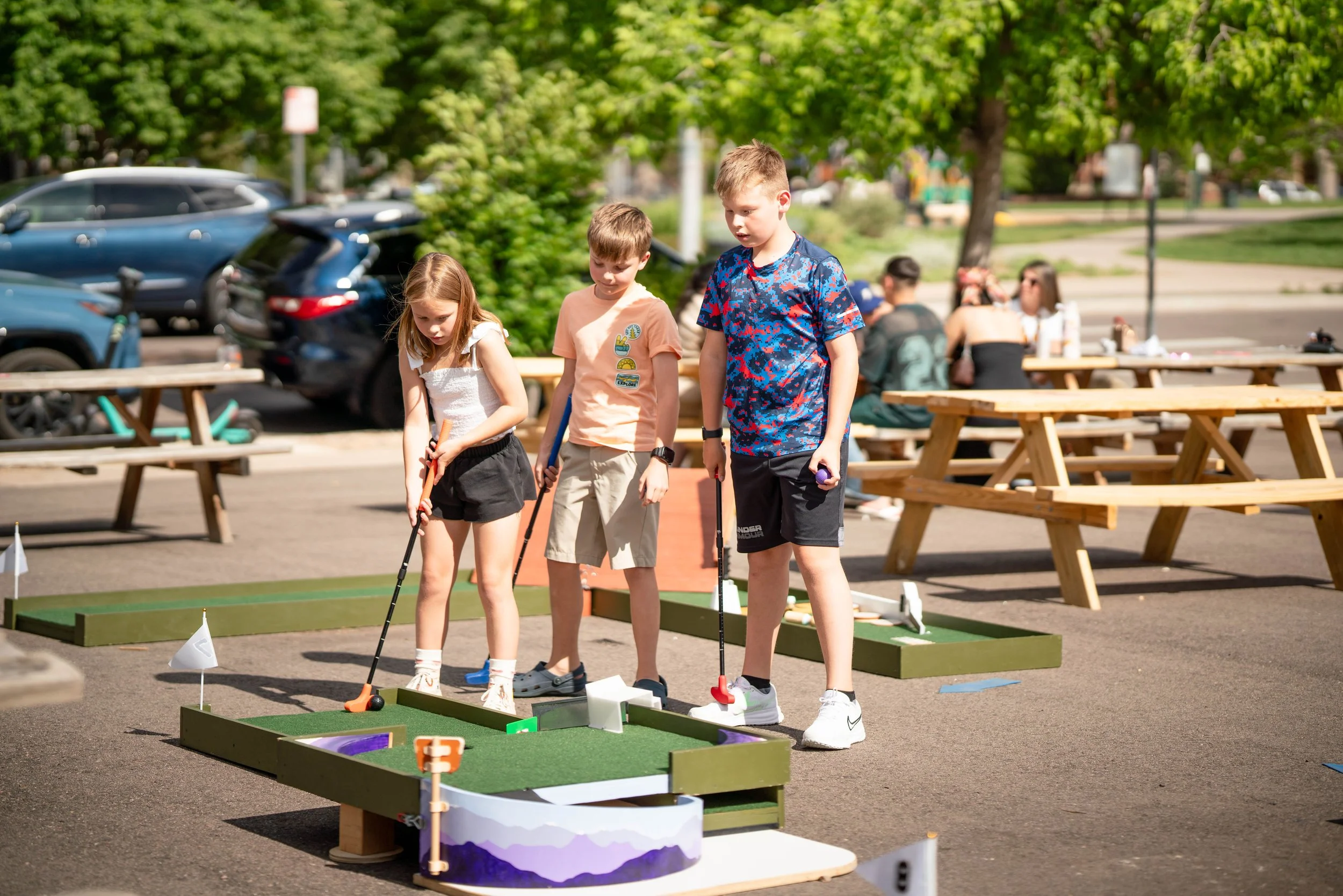 Mini golf course for rent Denver city, Brewery, Party, fun things to do in Denver, event rentals
