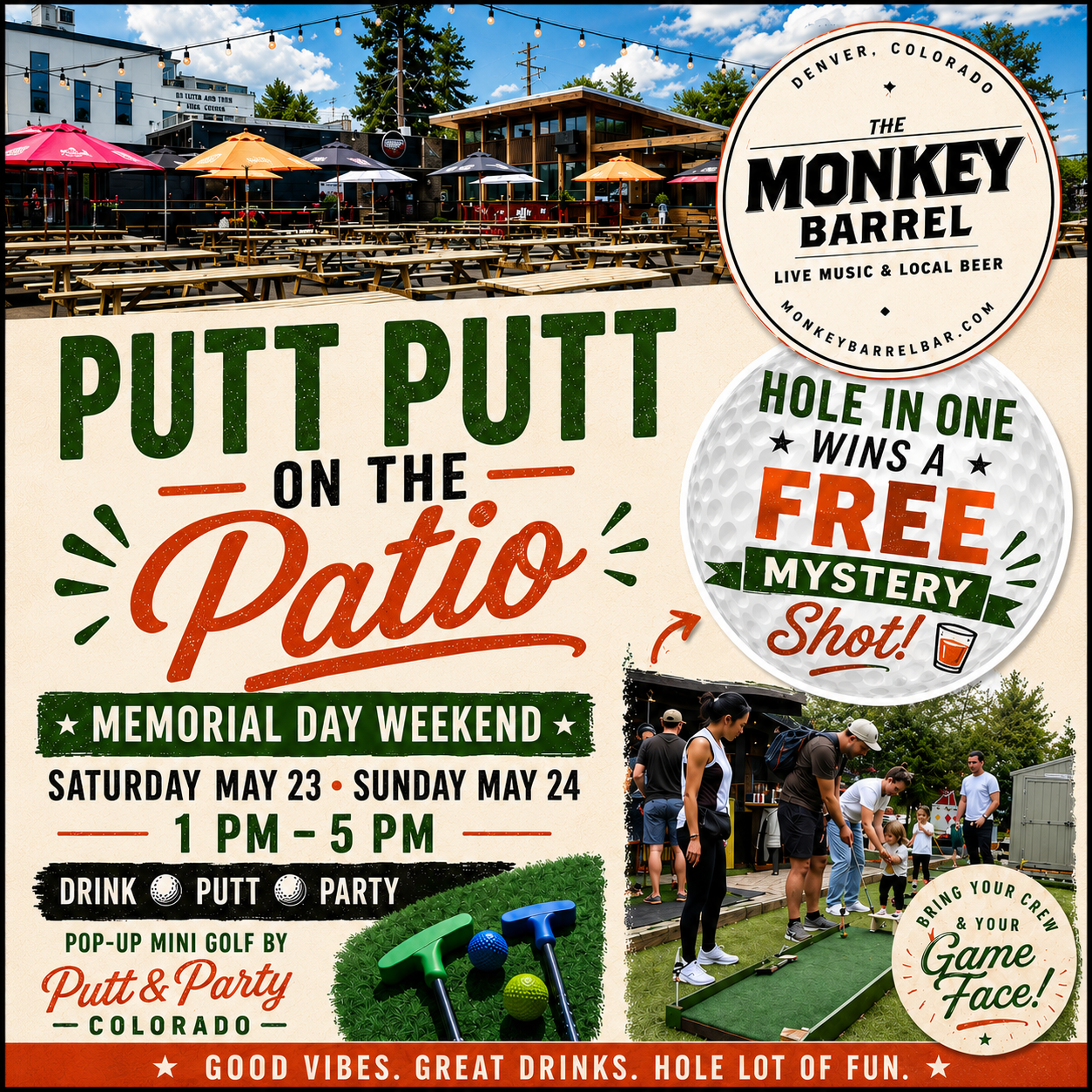 Putt Putt on the Patio