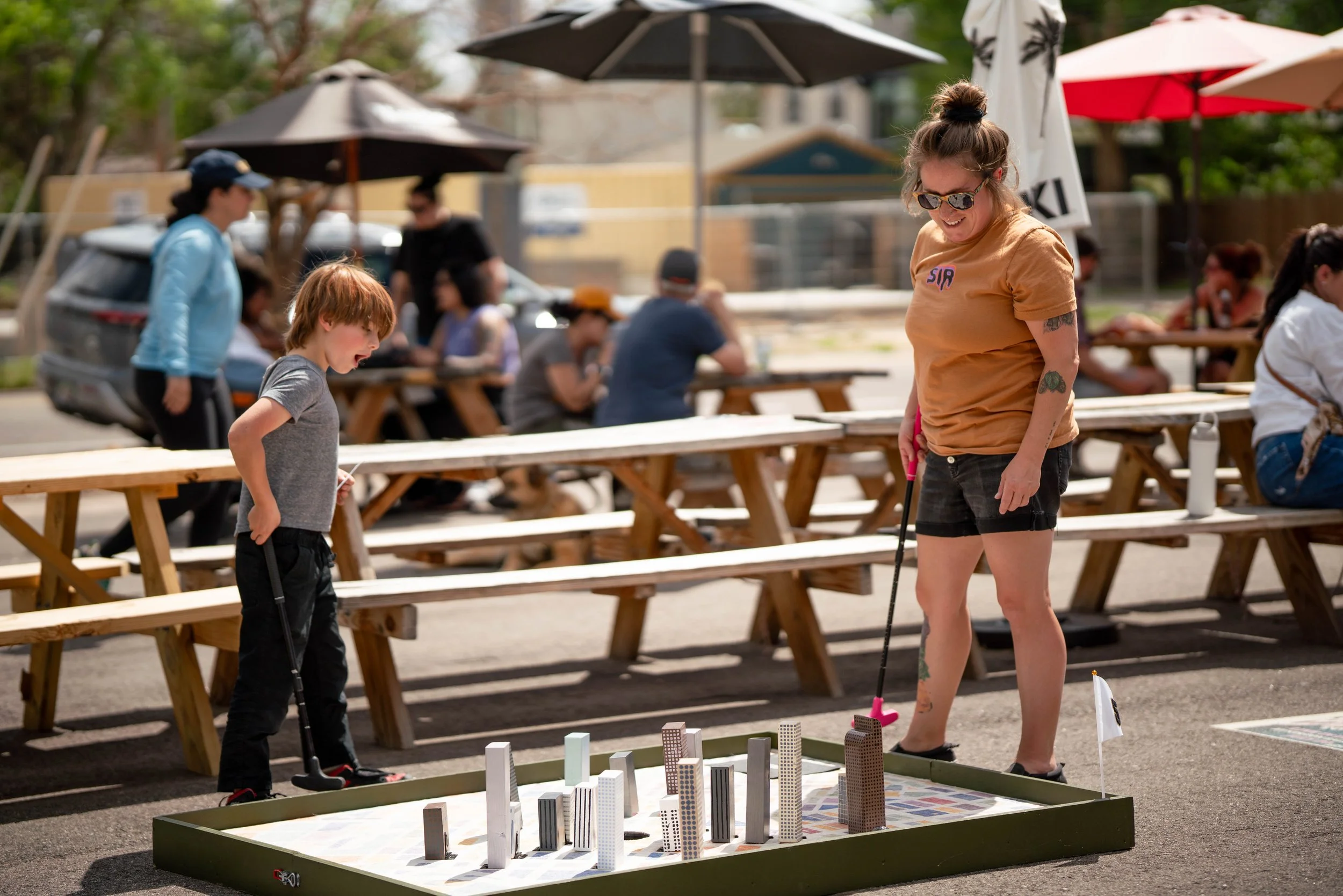 Mini golf course for rent Denver city, Brewery, Party, fun things to do in Denver, event rentals