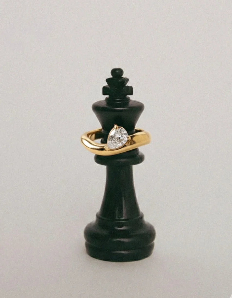 The 18K Gold-Plated Single Zircon Ring. Available online and at the pop up. 

#rings #brand #jewelry #uk