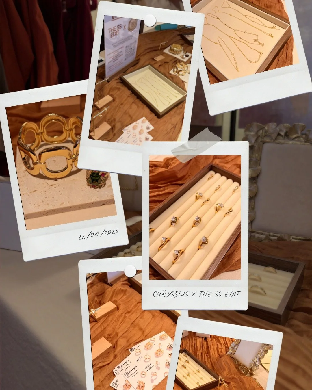 Snippets of our first CHRYS3LIS pop up with @thessedit at the @nobulondonportman 🤍 sold out hand chains and many more pieces to come for the S/S 26 collection! 

Thank you to everyone who came and made a purchase ✨ don&rsquo;t forget announcement of