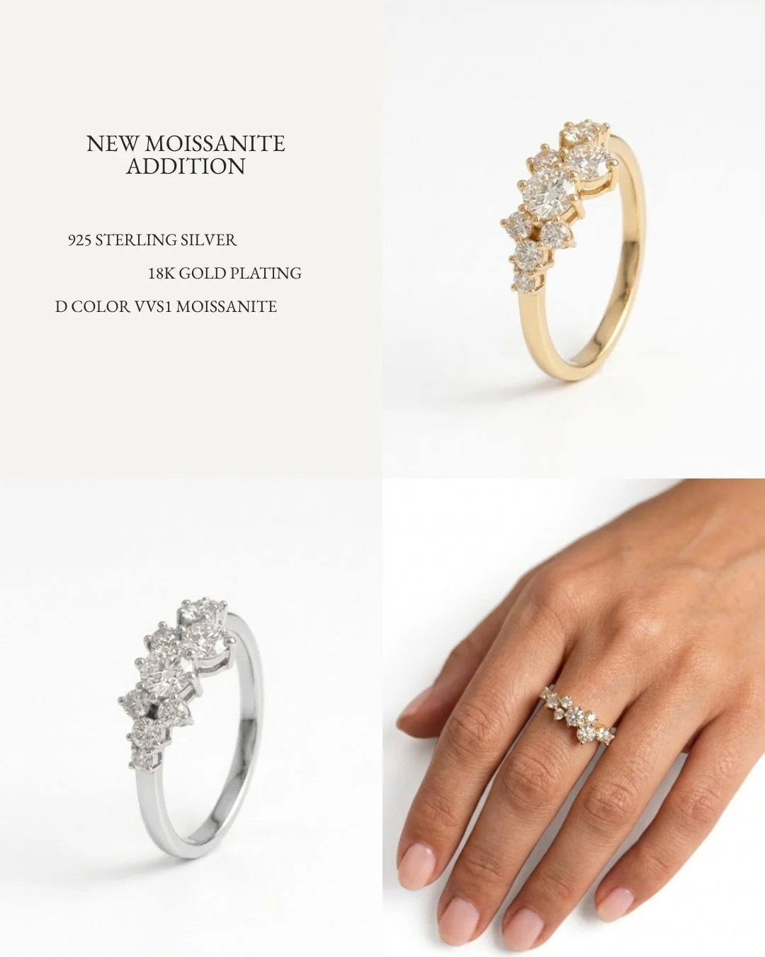 Moissanite that outshines diamonds, without the price tag. Chrys3lis&rsquo; new collection is limited. Once it&rsquo;s gone, it&rsquo;s gone. 
Shop now before it sells out at Chrys3lis. 

#london #shopping #sale #jewelry #moissanite