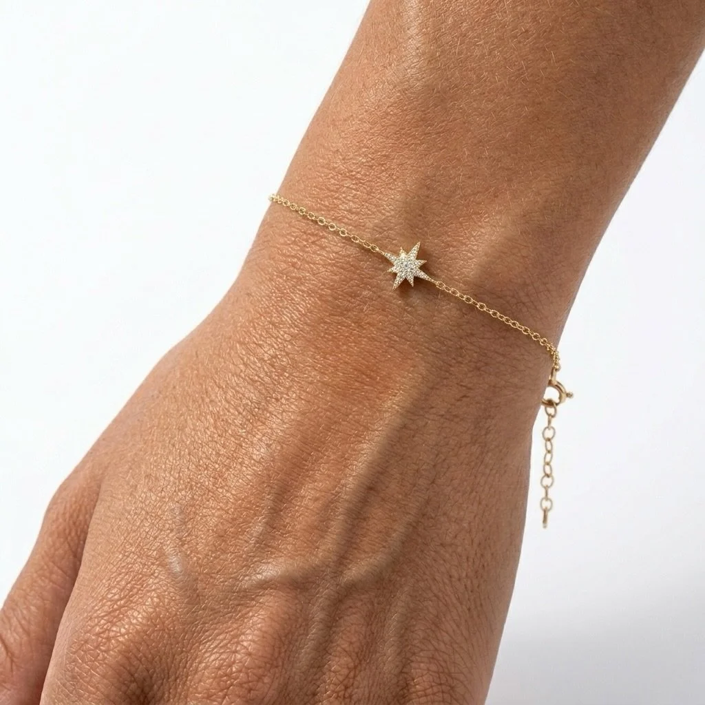The Starlink Bracelet. 925 sterling silver and 18K gold plated with zirconia detailing. For petite hands. Available now. 

#jewelry #gold #chrys3lis