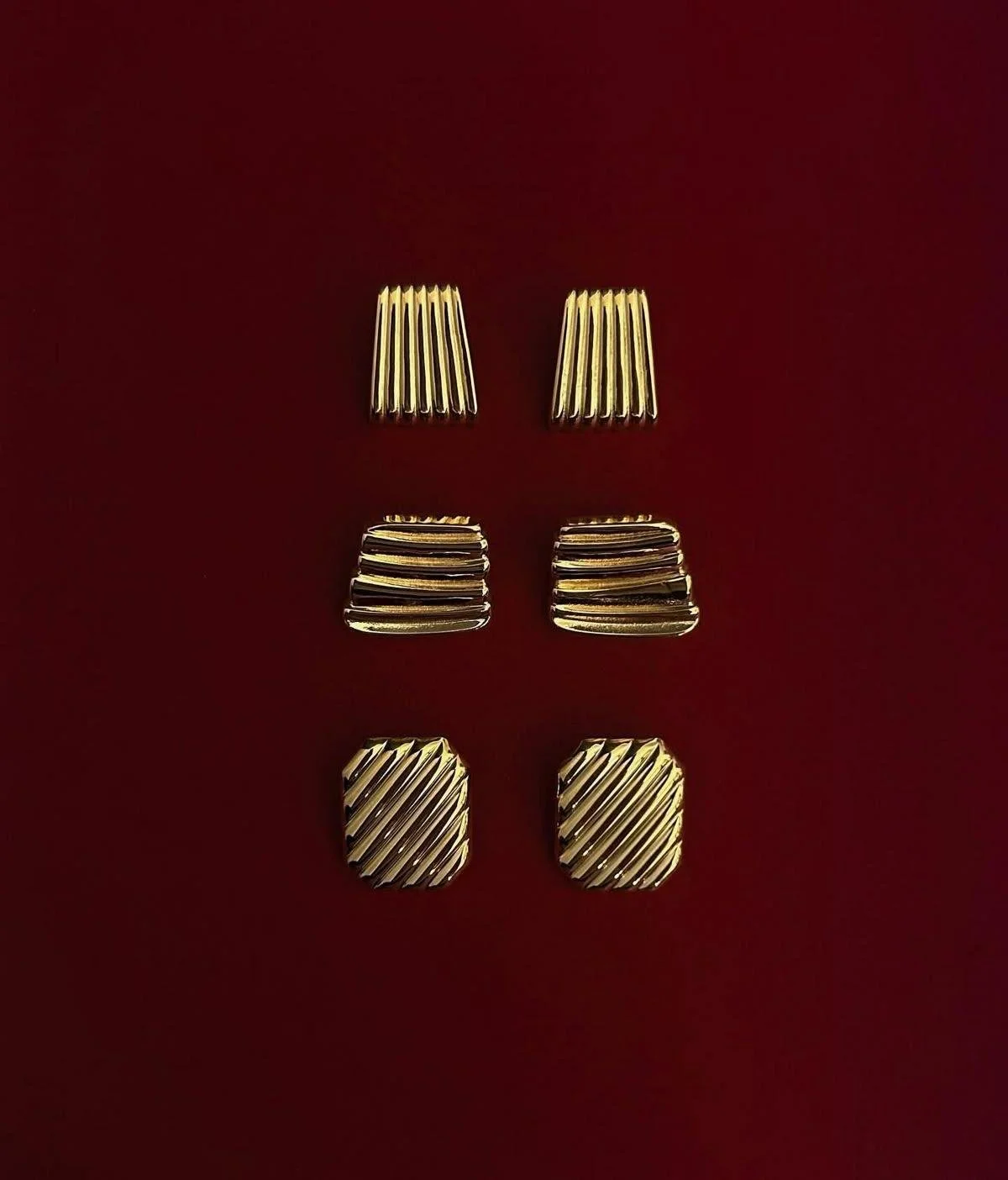 Staple 18K Gold Plated Earrings