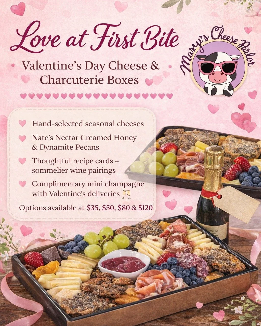 💘 𝐕𝐚𝐥𝐞𝐧𝐭𝐢𝐧𝐞&rsquo;𝐬 𝐃𝐚𝐲 𝐢𝐬 𝐛𝐞𝐭𝐭𝐞𝐫 𝐰𝐢𝐭𝐡 𝐜𝐡𝐞𝐞𝐬𝐞. 💘

Treat someone you love (or yourself &mdash; highly encouraged) to Mary&rsquo;s 𝐅𝐞𝐛𝐫𝐮𝐚𝐫𝐲 𝐂𝐡𝐞𝐞𝐬𝐞 𝐁𝐨𝐱, 𝑳𝒐𝒗𝒆 𝒂𝒕 𝑭𝒊𝒓𝒔𝒕 𝑩𝒊𝒕𝒆, or a beautifull