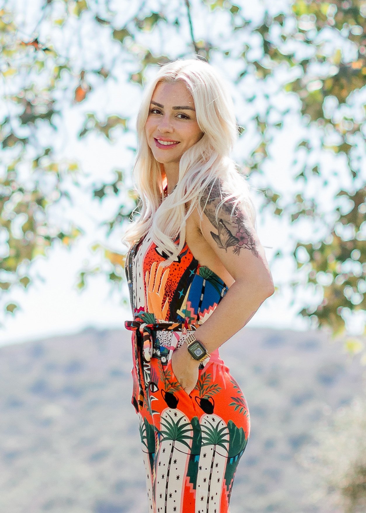 Patricia Pereira portrait in nature