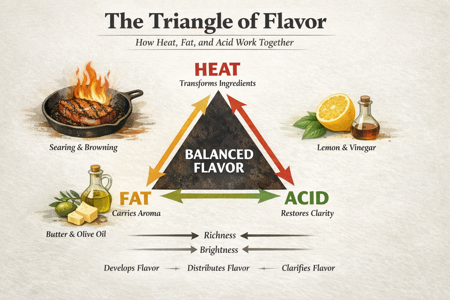 The Triangle of Flavor
