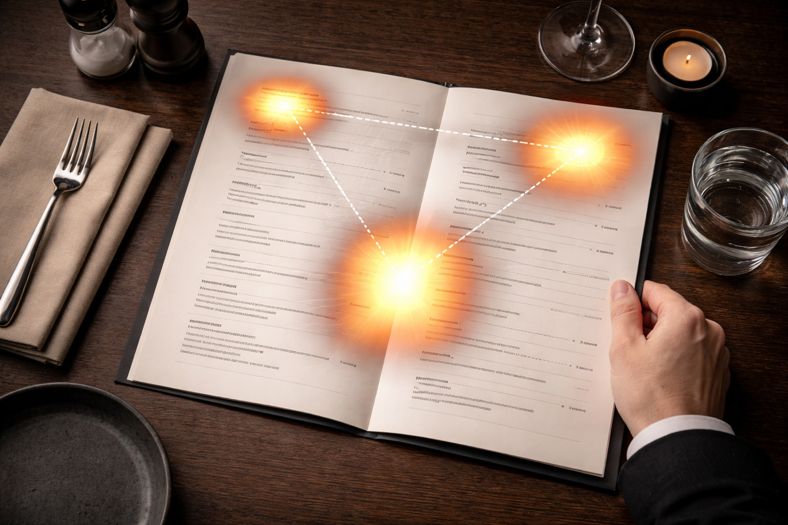 How Do People Read Menus?