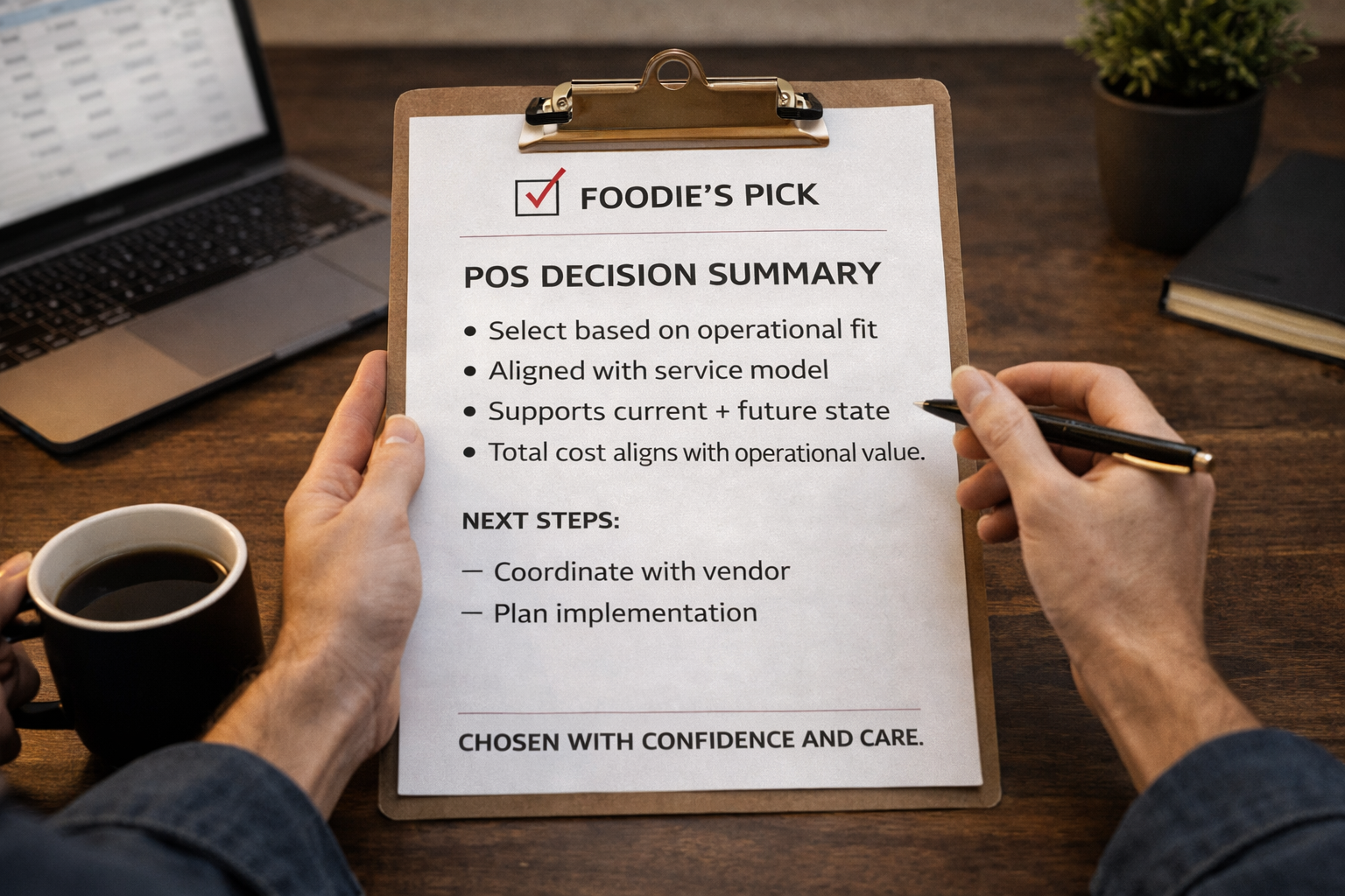 Foodie’s Pick — What Holds in Practice