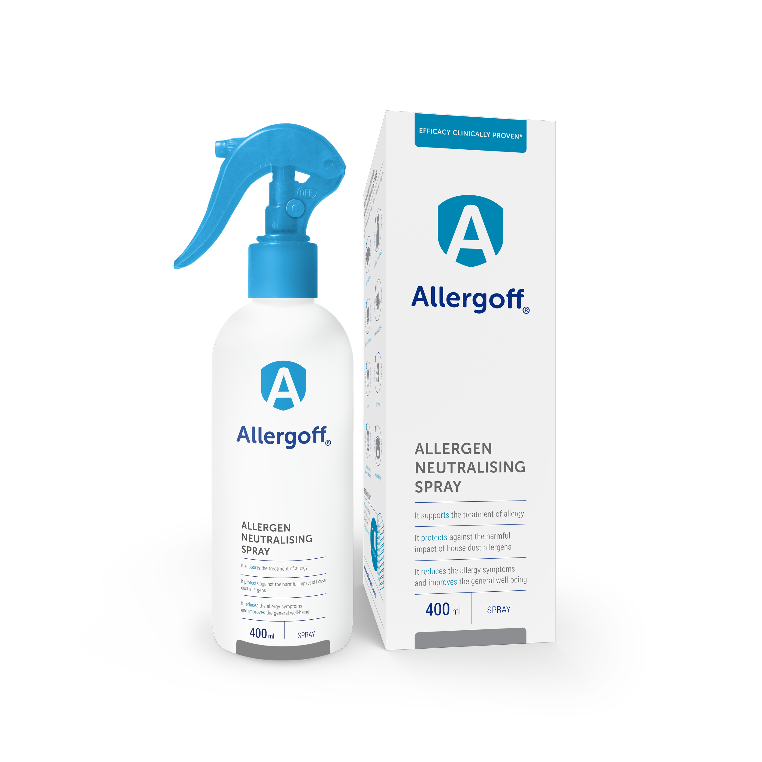 Allergoff® Spray | Atomizador Neutralizador de Alergenos
