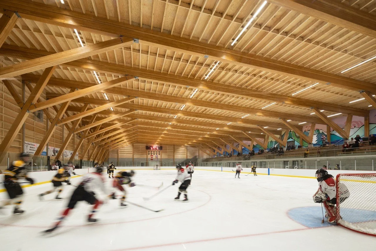 UPPER SKEENA RECREATION CENTRE HAZELTON, BC
IMAGE CREDIT: EMA PETER PHOTOGRAPHY (COURTESY OF HEMSWORTH ARCHITECTURE)