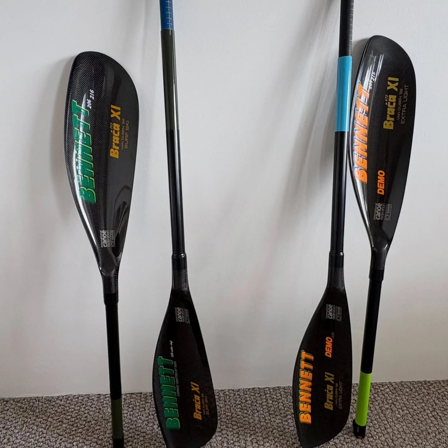 Couple of newly refurbished paddles heading back to our friends @green_machine_surf_squad #bennettpaddles #bennettnz