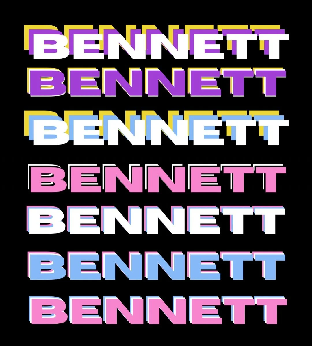 Endless sticker colours&hellip;what&rsquo;s your taste? #bennettnz #customdesign