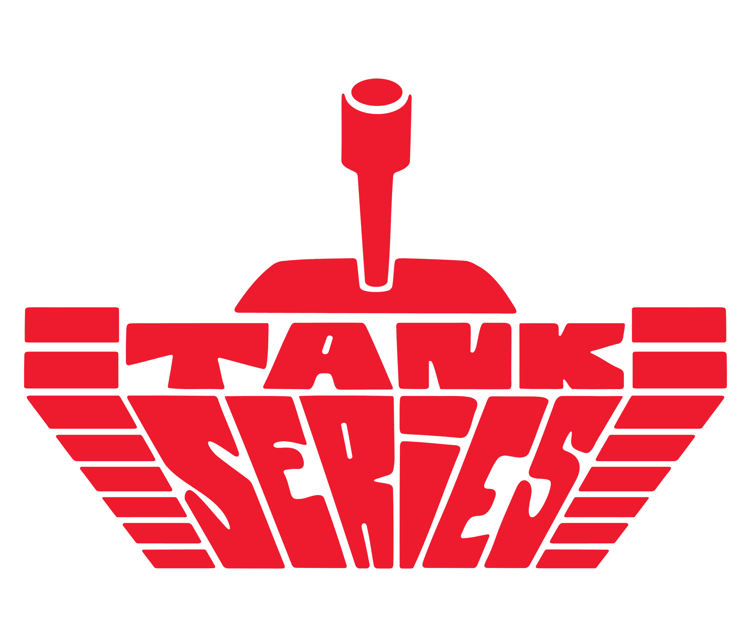 Stylized red Tank Series' logo