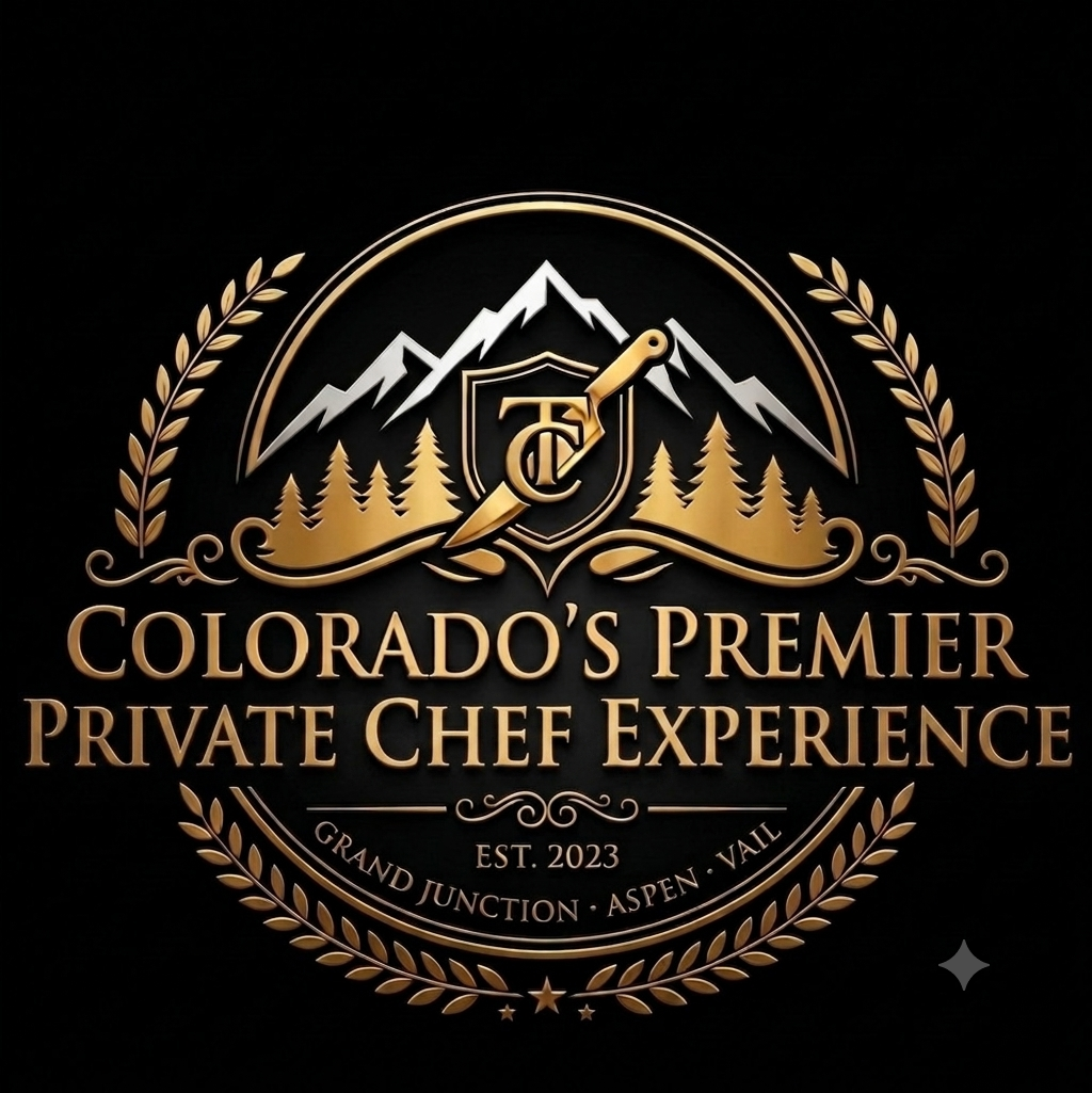 Luxury private chef services across Colorado, including Grand Junction, Aspen, Vail, and Breckenridge