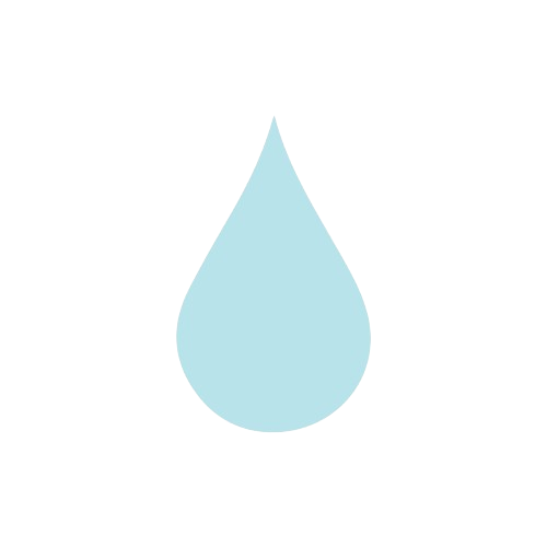 Sky Blue coloured teardrop, accent image
