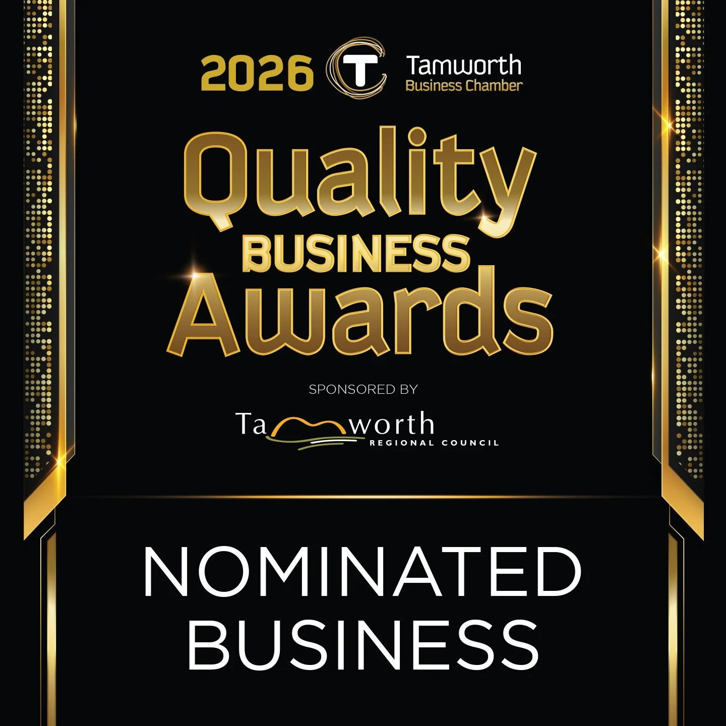 Infinity Infusions 2026 nomination for the Quality Business Awards, Tamworth.