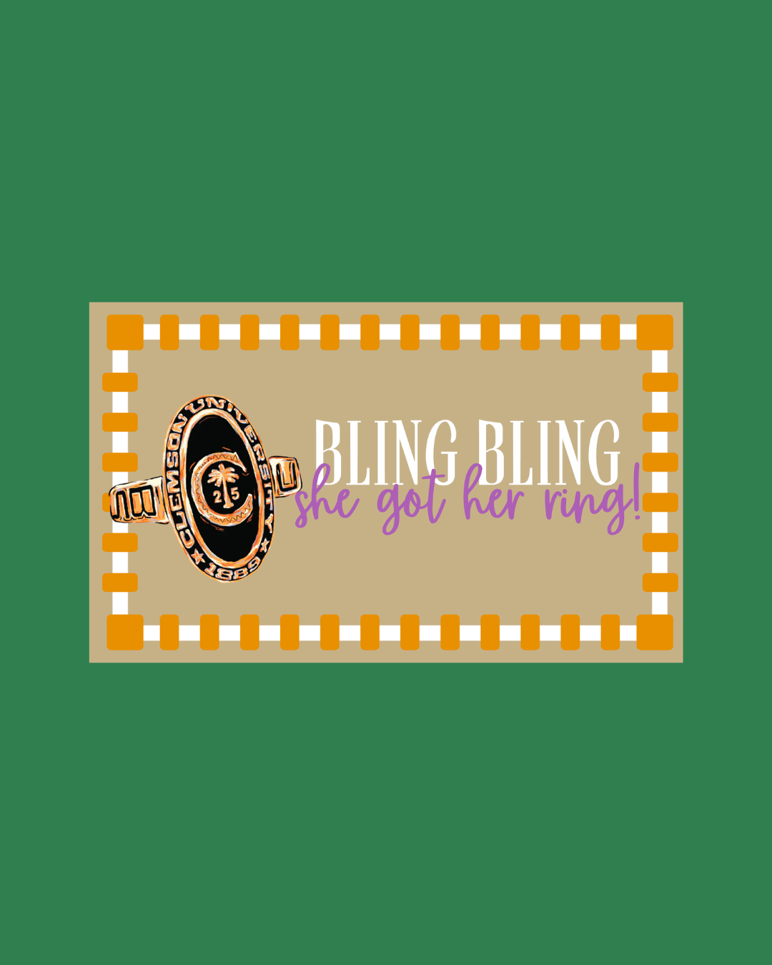 Clemson Ring Ceremony Banner (V1)