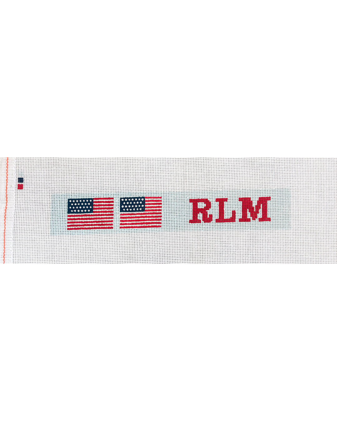 American Flag Key Fob Canvas