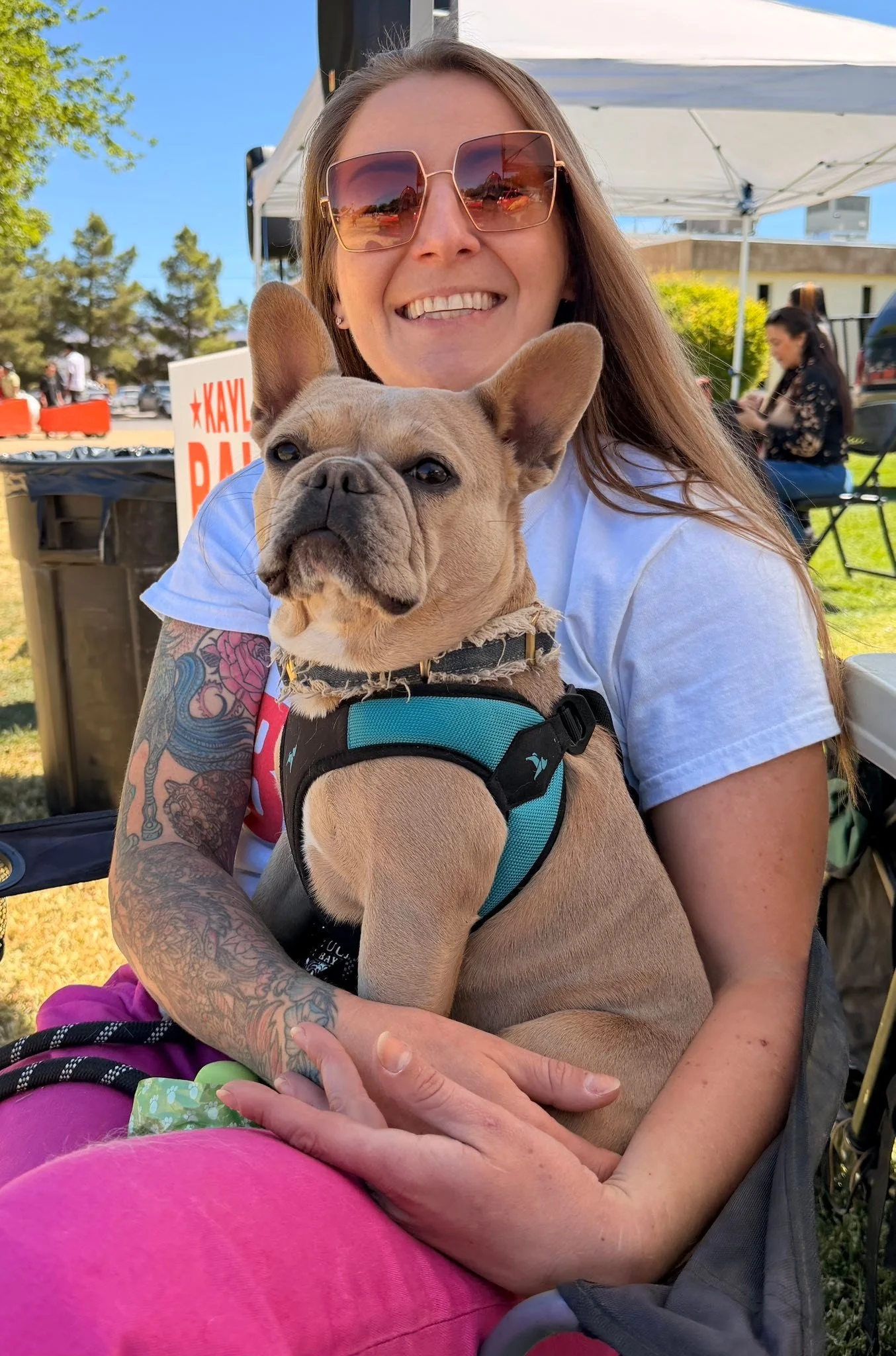 Happy Easter Saturday from Petrack Park 🐰 What an amazing day with great friends! I know the kiddos are young but core memories are so valuable. Handed out &ldquo;Be A Voter&rdquo; stickers to all the lils that will be future voters of Nye County! 
