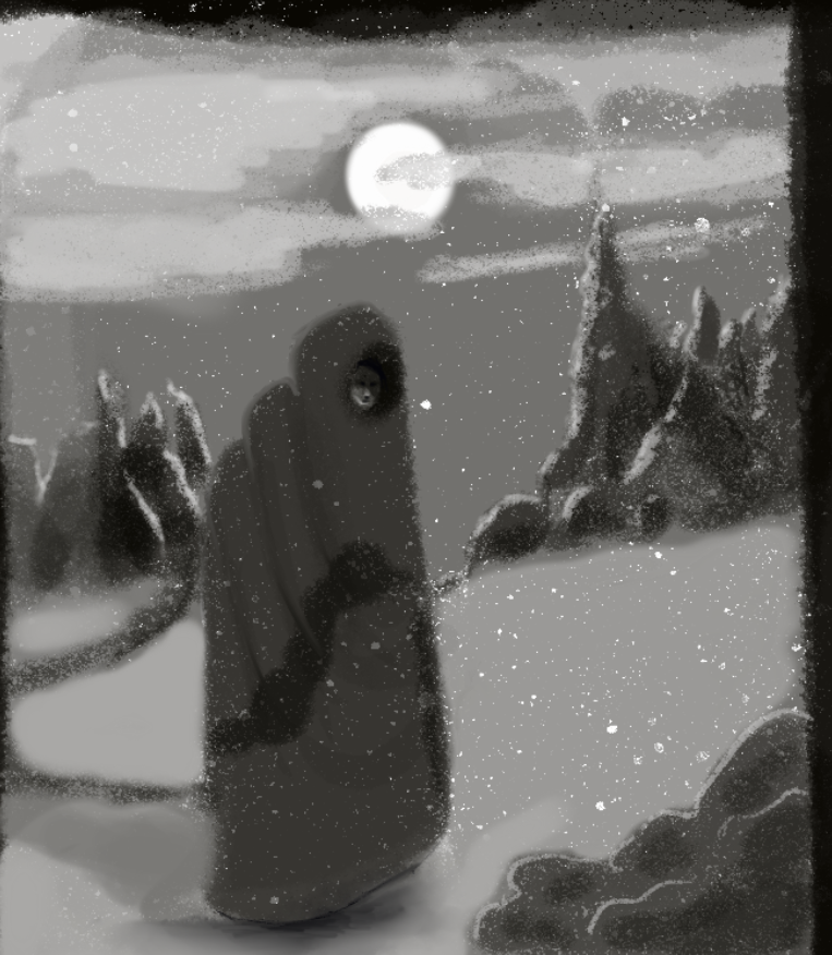 It was a cold dark night