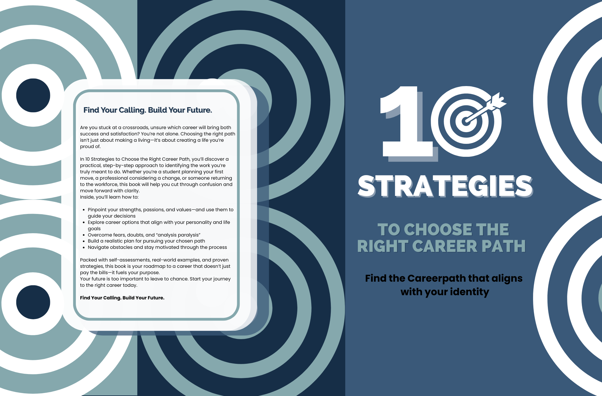 The new 10 Strategies cover transforms a practical career guide into a visual metaphor for focus, momentum, and self-discovery—a modern symbol for finding your true direction.
