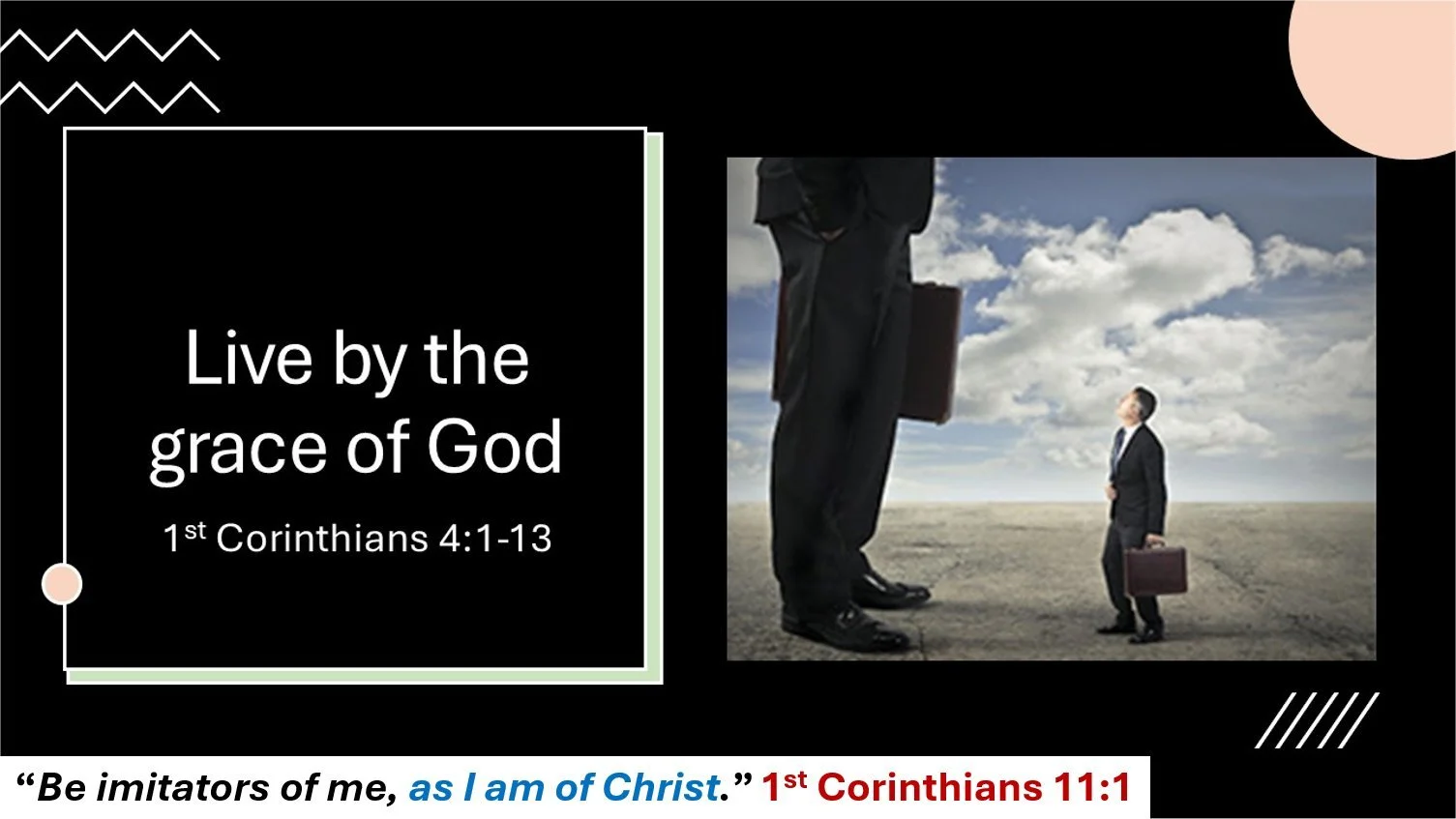 Live By the Grace of God